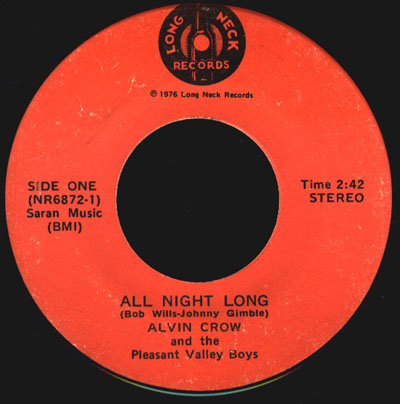 Alvin Crow & The Pleasant Valley Boys