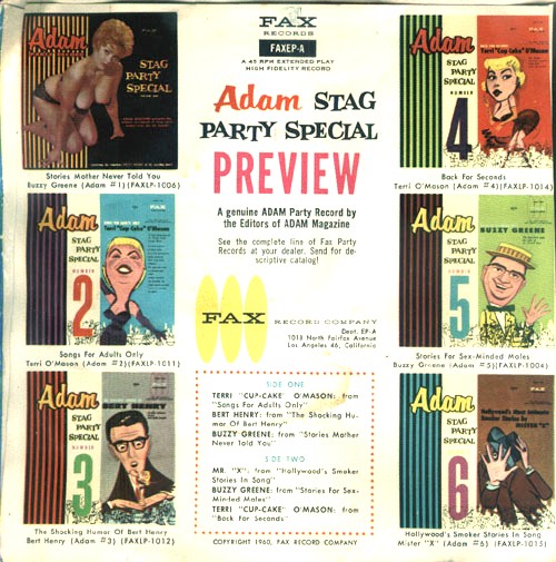  Adam Magazine Stag Party Special EP