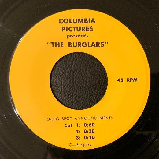 Burglars Radio Spots (1971)