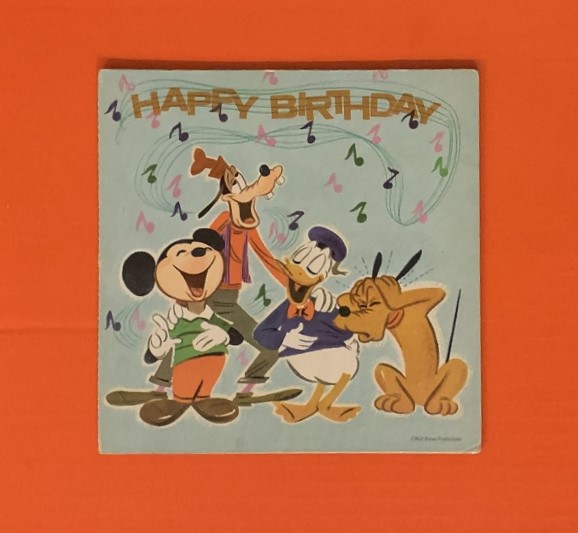 Walt Disney Characters Flexi Birthday Card Mailer