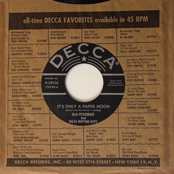 Ella Fitzgerald And Delta Rhythm Boys