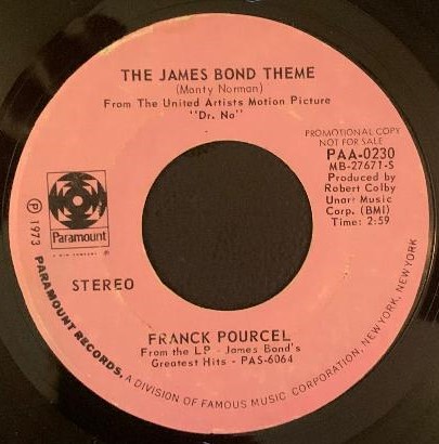 James Bond Theme(Franck Pourcel)