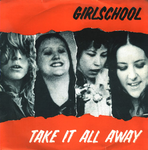 Red away. Группа Girlschool. Girlschool take it all away. Girlschool группа сейчас. Группа Girlschool постеры.