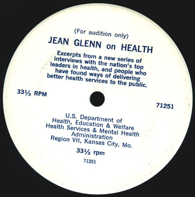 Jean Glenn on Health(Radio Spot)