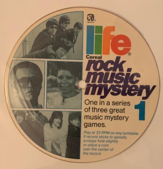 Rock Music Mystery Cereal Box Flexi