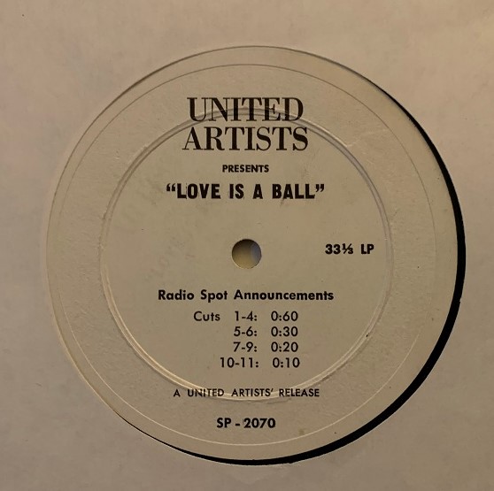 Love Is A Ball (1963)