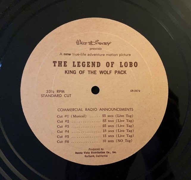 Walt Disney's The Legend Of Lobo (1962)