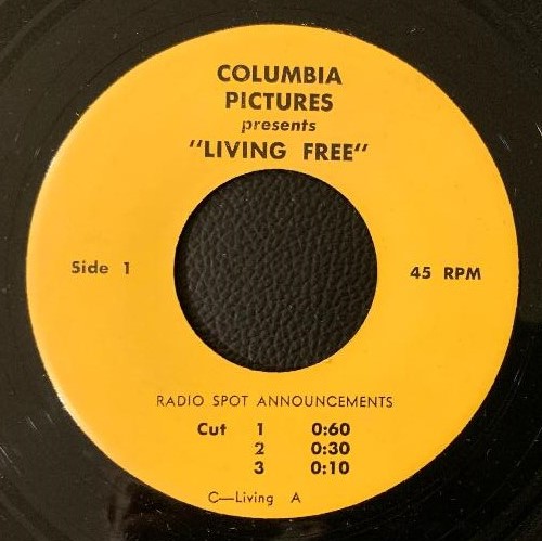Living Free Radio Spots (1972)
