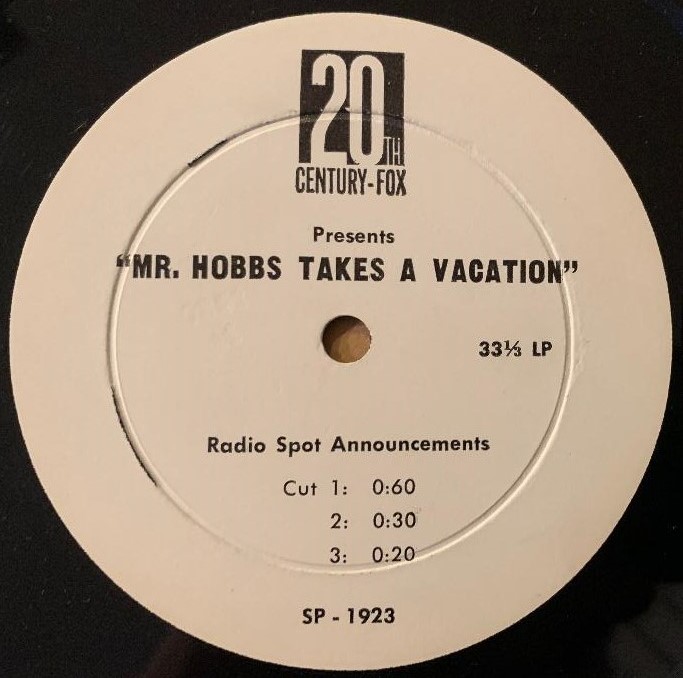 Mr. Hobbs Takes A Vacation (1962)