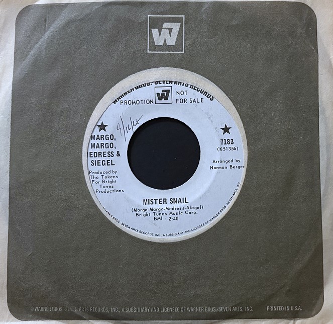 Margo, Margo, Medress & Siegel ‎(Tokens)