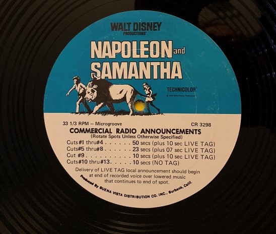 Walt Disney's Napoleon & Samantha (1972)