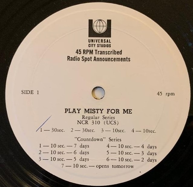 Play Misty For Me (1971)