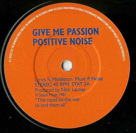 Positive Noise