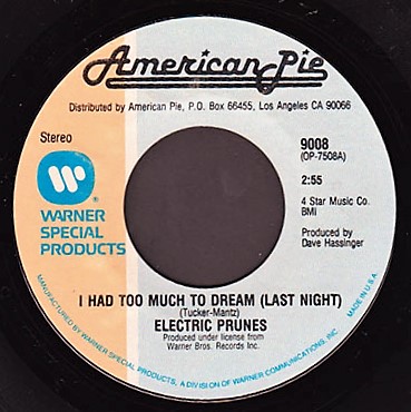 Electric Prunes/ Barry & The Tamerlanes