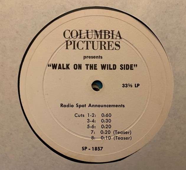 Walk On The Wild Side (1962)